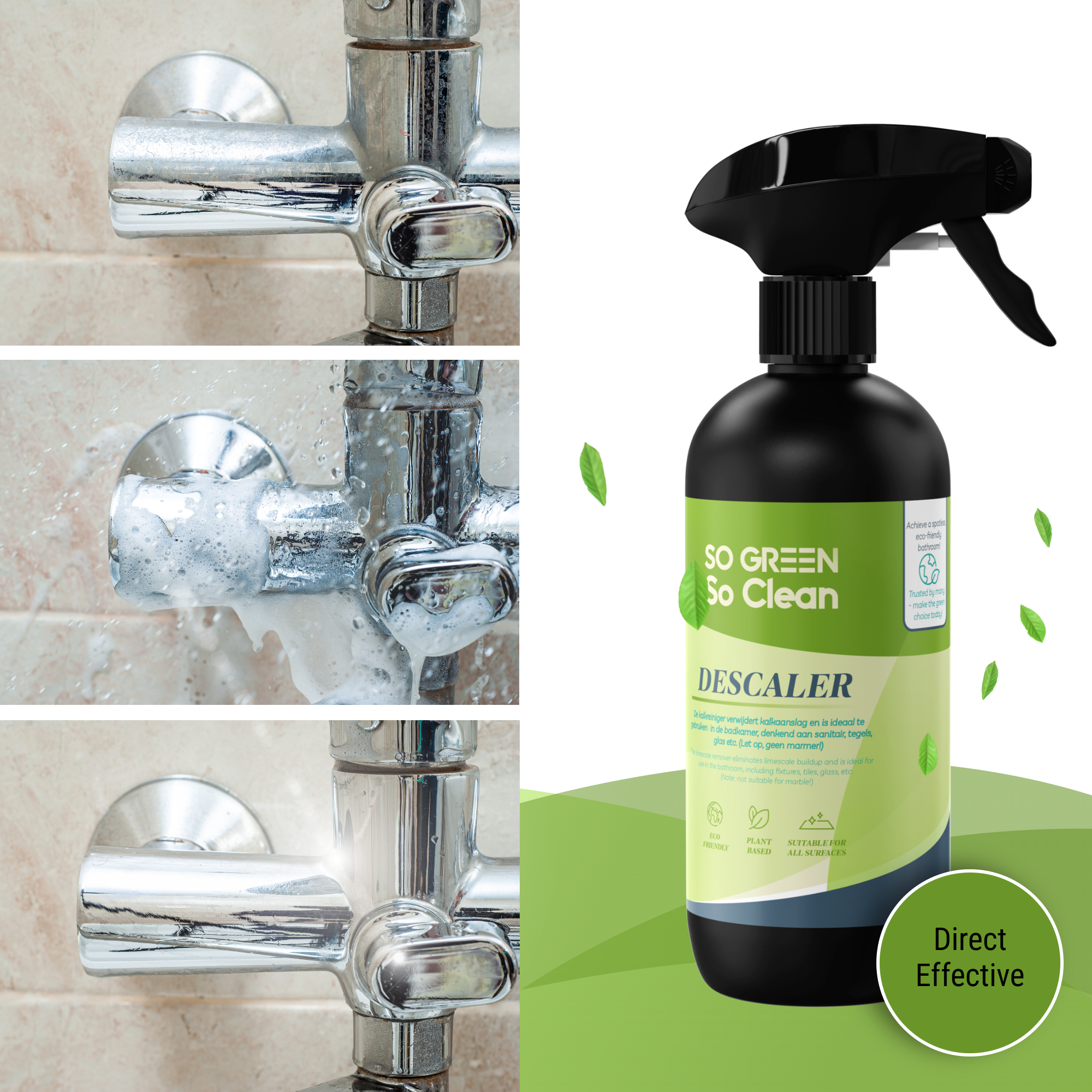 So Green So Clean Descaler - Badkamer Kalkreiniger 500ml